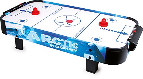 Small Foot Hockey aéreo para Jugar en la Mesa, para niños y Adultos, Juego de acción para Dos Personas. Air Hochey, Multicolor, 108 x 52 x 24 cm (2019739)