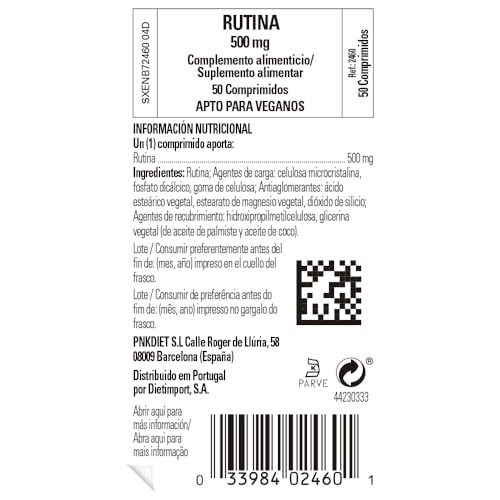 Solgar Rutina 500 Mg - Comprimidos, 50 tabletas