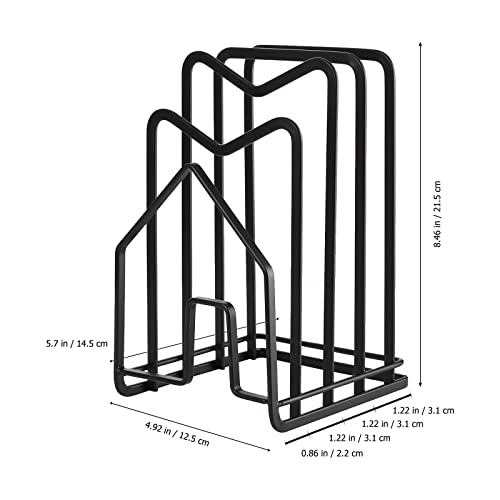 Soporte Bandejas Cocina,Organizador Bandejas Cocina,Soporte Para Bandejas de Cocina,Soporte Tapas Ollas,Ordenación de Cocina,Para el Almacenamiento de Tablas de Cortar, Tapas de Ollas, Platos, Libros