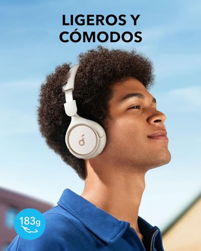 soundcore Auriculares Inalámbricos Bluetooth Diadema H30i, Diseño Plegable, Graves Puros, 60H de Reproducción, Bluetooth 5.3, Ligeros y Cómodos, Conectividad de App, Conexión Multipunto