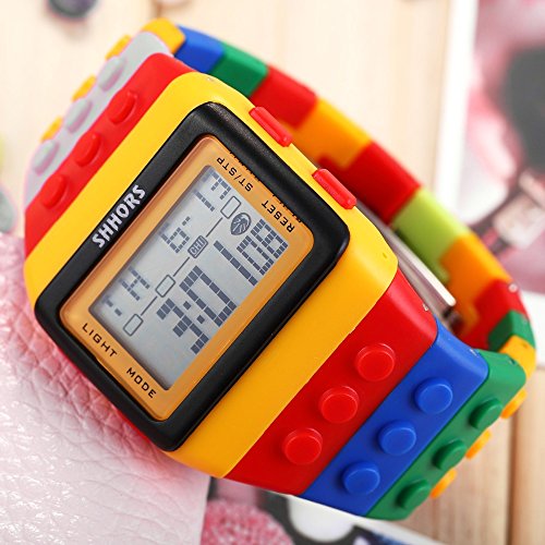 Sowatches SHHORS Reloj LED, Colores del Arcoiris, Creativo, Pulsera de Silicona, LCD, Deportivo, Pulsera Grande – Hombre Mujer y niño - LED091