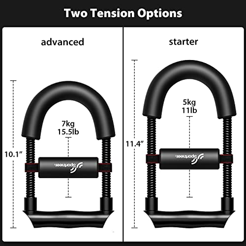 Sportneer Muñeca y Ejercitador de Fuerza Desarrollador de Fortaleza de Antebrazo para Atletas Pianistas Niños