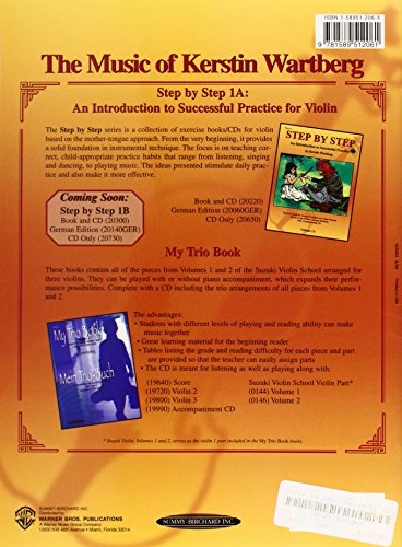 Step by Step 1a -- An Introduction to Successful Practice for Violin: With Instructions in English, French, & Spanish