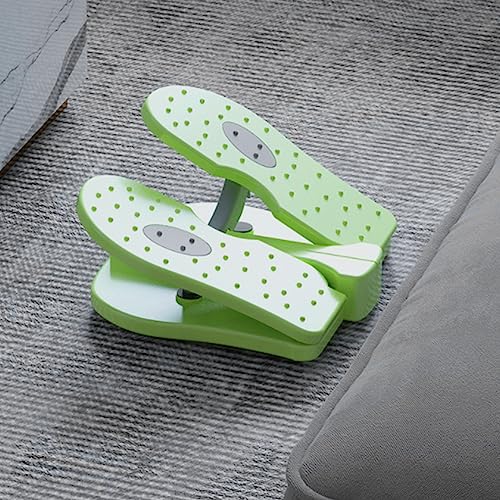 Steppers para Ejercicio, Ejercitador De Pedal Debajo del Escritorio, Pedal De Pie Plegable, Mini Entrenador De Pasos De Nailon Reforzado, Ejercitadores De Piernas De Terapia Física Pedal(Green)