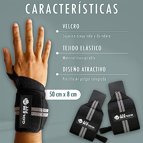 Straps Gym Que Incluye Muñequeras Gimnasio - Correas Levantamiento De Pesas, Muñequeras Crossfit, Powerlifting, Accesorios Para Musculación - Lifting Straps Para Hombre Y Mujer