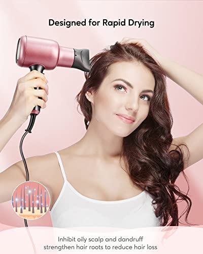 Stylocks Secador de Pelo profesional con difusor y concentrador, secador iónico de 2200W para un secado rápido y de salón, con tecnología cerámica, ligero y silencioso