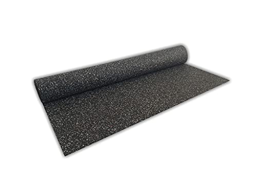 Suelo para gimnasio Sport Olympia, espesor 3 mm: 1,25 x 20 m, rollo suelo de caucho gimnasio, rollo de pavimento de caucho, suelo antideslizante gimnasio