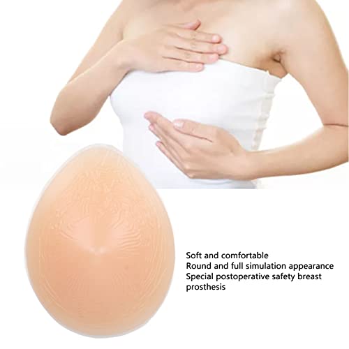 Sujetador Protésico para Mastectomía, Vestido Cruzado Redondo Inclinable, Forma de Pecho de Silicona de Mejor Ajuste Práctico para Travesti (300g)