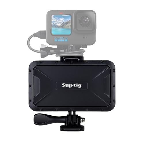 Suptig Cargador portátil, 7800 mAh, banco de energía impermeable, compatible con Gopro Hero 10 Hero 9 Hero 8 Hero 7 Hero 6 Hero 5 Hero 4 Hero Session Hero + DJI Osmo AKASO Cámara digital y Smartphone