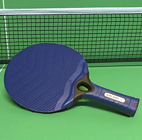 Sure Shot Bate de Tenis de Mesa para Exteriores Matthew Syed, Azul, Talla única