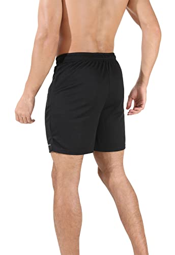 Suwangi Shorts Deportivos Hombre Pantalones Cortos Short Gimnasio Jogging Secado Rápido de Malla con Bolsillos de Cremallera