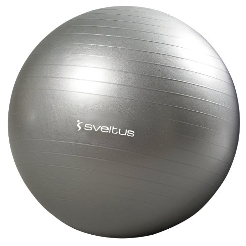 Sveltus - Pelota Medicinal para Ejercicios Suaves - Color Gris de 65 cm