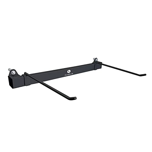 Sveltus Rack de Pared Ajustable Alfombra Training Unisex, Negro