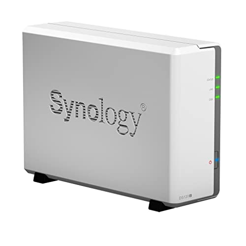 Synology DS120j 1 Bay Desktop NAS Enclosure, Black