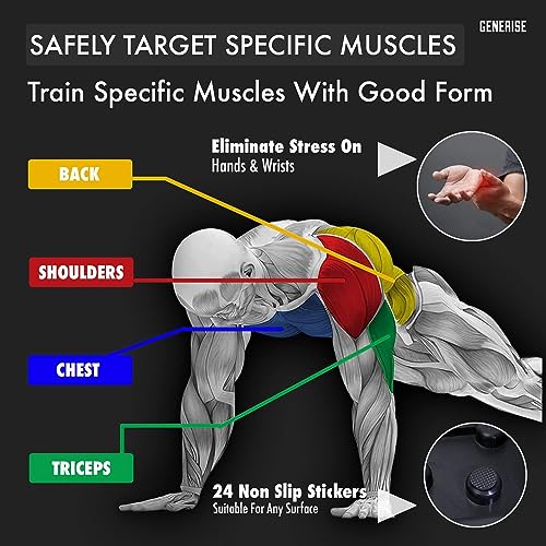 Tabla de flexiones 12 en 1, portátil, plegable, estación de entrenamiento para el pecho, espalda, hombros y tríceps, incluye asas, bandas de resistencia, calcomanías antideslizantes y bolsa de