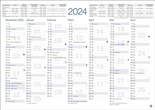 Tafelkalender A4 2024