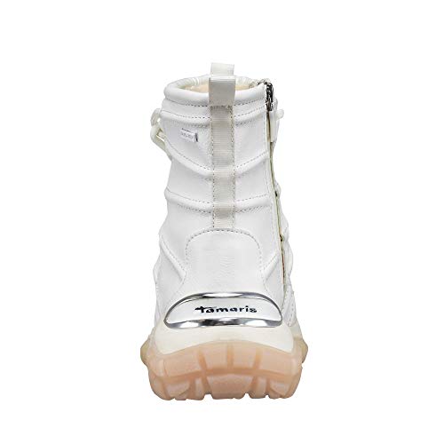 Tamaris Mujer Duo TEX Botas forradas Blanco, Talla del zapato: EUR 41, Blanco, 41 EU