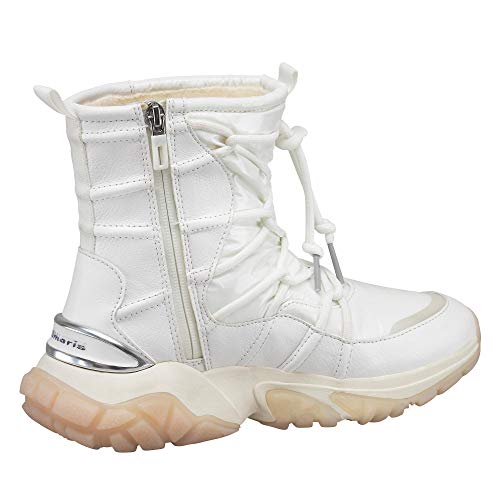 Tamaris Mujer Duo TEX Botas forradas Blanco, Talla del zapato: EUR 41, Blanco, 41 EU