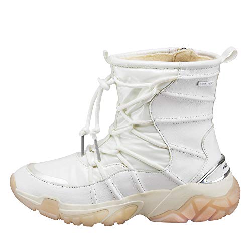 Tamaris Mujer Duo TEX Botas forradas Blanco, Talla del zapato: EUR 41, Blanco, 41 EU