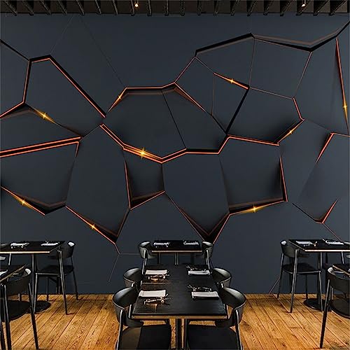 TANYANG Fondo De Pantalla Personalizado Tecnología 3D Sense Ktv Bar Gimnasio Empresa Oficina Primer Plano Fondo Papel De Pared Decoración De La Casa 250Cm(W)×175Cm(H)