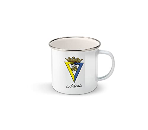 Taza personalizada Cádiz cf con nombre, taza de Cádiz cf