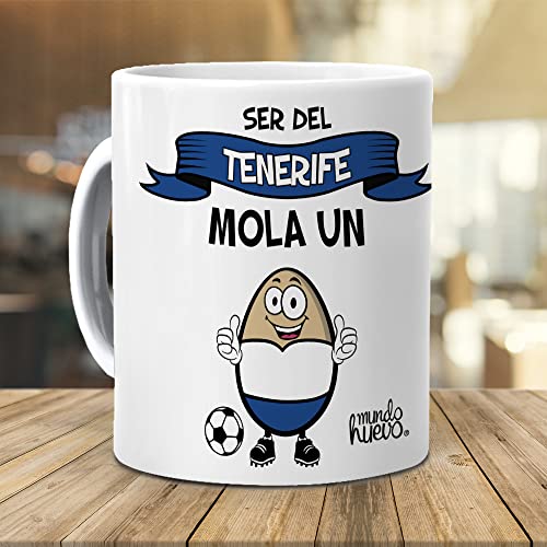 Taza Ser del Tenerife mola un huevo. Cerámica AAA - 350 ml.