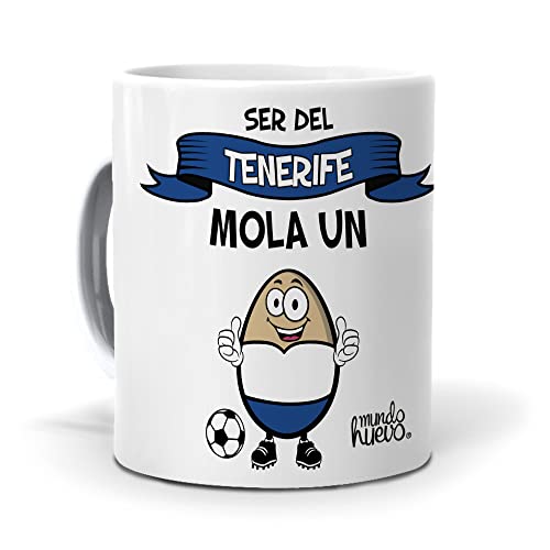 Taza Ser del Tenerife mola un huevo. Cerámica AAA - 350 ml.