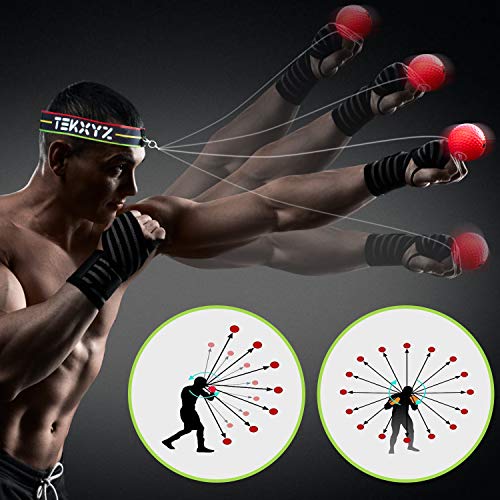 TEKXYZ Pelota De Reflejos De Boxeo Desafiador BRG | TEKXYZ Boxing Reflex Ball Challenger BRG