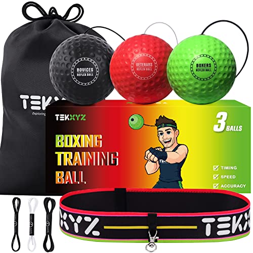 TEKXYZ Pelota De Reflejos De Boxeo Desafiador BRG | TEKXYZ Boxing Reflex Ball Challenger BRG