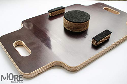 Tenmore.eu - Tabla de equilibrio para laberinto, laberinto oscilante – Regalo para amantes del fitness, juego de laberinto de fiesta para ejercicio físico en el hogar, disco de estabilidad