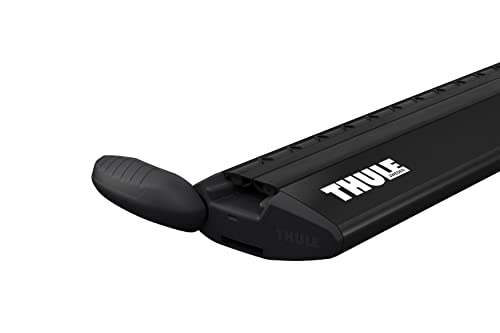 Thule WingBar Evo 127, Barras de carga aerodinámica de primera calidad que ofrecen un viaje excepcionalmente silencioso y una sencilla instalación de los accesorios, Référencia 711320