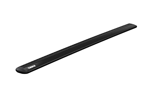 Thule WingBar Evo 127, Barras de carga aerodinámica de primera calidad que ofrecen un viaje excepcionalmente silencioso y una sencilla instalación de los accesorios, Référencia 711320