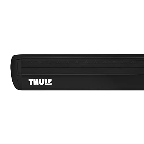 Thule WingBar Evo 127, Barras de carga aerodinámica de primera calidad que ofrecen un viaje excepcionalmente silencioso y una sencilla instalación de los accesorios, Référencia 711320