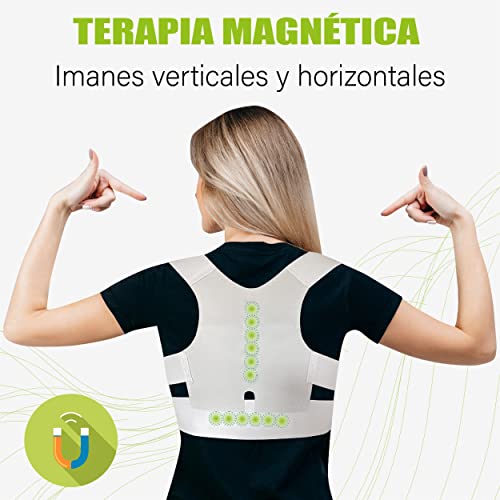 Tichinis Corrector Espalda para Mejorar la Postura de la Espalda y Columna Vertebral y así Evitar Dolores y Lesiones| Arnés CORRECTOR POSTURA ESPALDA para Hombre y para Mujer.