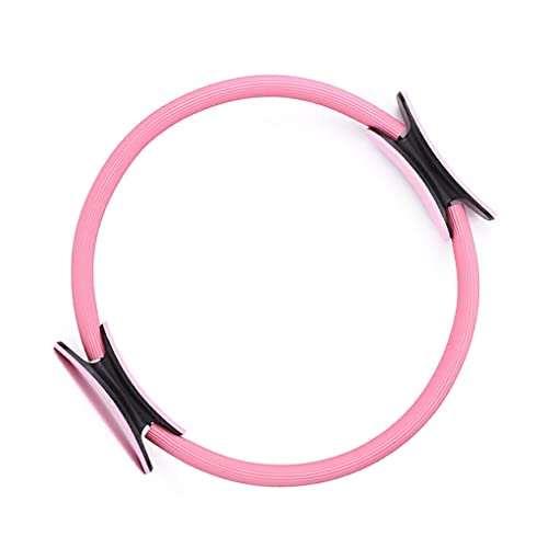 tieedhfu Anillo de Pilates para gimnasio en casa con círculo deportivo de Yoga de Color sólido para hombres y mujeres simples , Rosado