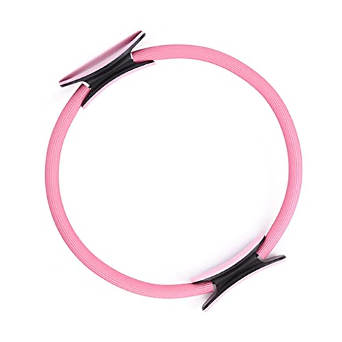 tieedhfu Anillo de Pilates para gimnasio en casa con círculo deportivo de Yoga de Color sólido para hombres y mujeres simples , Rosado