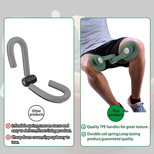 TINRIEF Ejercitador de Piernas Suelo Pelvico 35lb Ejercicio Gimnasio en Casa Maquina Multifuncion Musculacion Deporte Fitness Gluteos Kegel Fortalecedor Tronco Propioceptivo Abdominales (Verde oscuro)