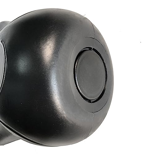 TITAN LIFE Kettlebell 10kg. Plastic Pesa Rusa, Unisex – Erwachsene, Black, One Size