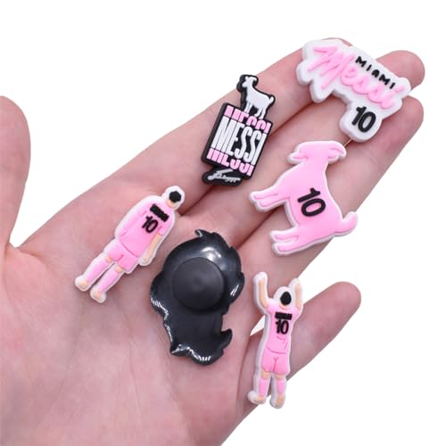 Tkcumwcz Shoe Charms Futbol, Adornos de Zapatos Crocs, PVC Encantos de Zapatos de Fútbol, Accesorios de Zapatos Bricolaje para para Regalos de Niños Fiesta Cumpleaños, 30 Piezas