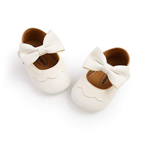 TMEOG Zapatillas Bebe Suave Aacogedor Zapatos Bebe Primeros Pasos Suela de Goma Antideslizante Zapatos Bebe Niña Niño 0-18 Meses