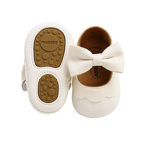 TMEOG Zapatillas Bebe Suave Aacogedor Zapatos Bebe Primeros Pasos Suela de Goma Antideslizante Zapatos Bebe Niña Niño 0-18 Meses