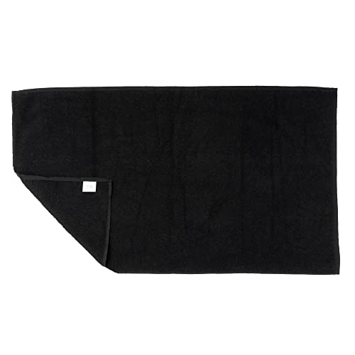 Toalla Algodón Negra 90x50cm, de Manos, Lavabo, Peluquería, Gimnasio (2)