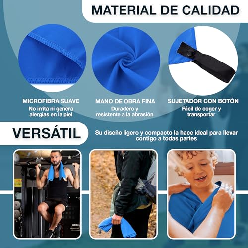 toalla gimnasio, toalla microfibra, toalla microfibra pequeña, toalla gimnasio hombre, toalla gimnasio mujer, toalla pequeña, toalla piscina, toalla yoga 50cmx100cm, suave, absorbente y duradera.