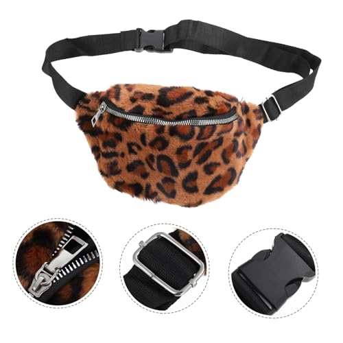 Toddmomy 2 Uds Bolso De Hombro Bolso De Pecho Inclinado Bolso De Cintura para Mujer Bolso De Pecho Cruzado Miss con Estampado De Leopardo