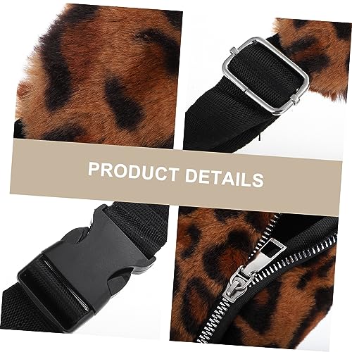 Toddmomy 2 Uds Bolso De Hombro Bolso De Pecho Inclinado Bolso De Cintura para Mujer Bolso De Pecho Cruzado Miss con Estampado De Leopardo