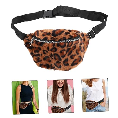 Toddmomy 2 Uds Bolso De Hombro Bolso De Pecho Inclinado Bolso De Cintura para Mujer Bolso De Pecho Cruzado Miss con Estampado De Leopardo