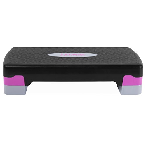 Tone Fitness Rosa/Negro Stepper aeróbico, Unisex, Compact