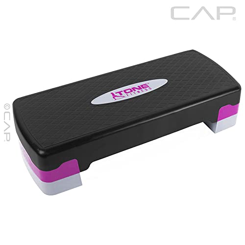 Tone Fitness Rosa/Negro Stepper aeróbico, Unisex, Compact