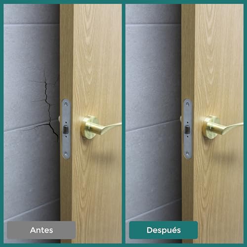 Topes para puertas retenedor PACK 6 | protector pared sujeta puertas, topes puertas suelo adhesivo, retenedor puerta, tope puerta alto sellado protección pared tope puertas Marron