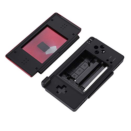 Topiky Carcasa de Repuesto para Nintendo DS Lite, Cubierta de Carcasa Protectora de reparación Completa para máquina de Juegos NDSL(Rojo)